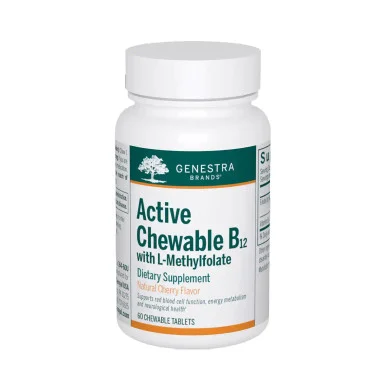 Active Chewable B12 w/L-Methylfolate 60t