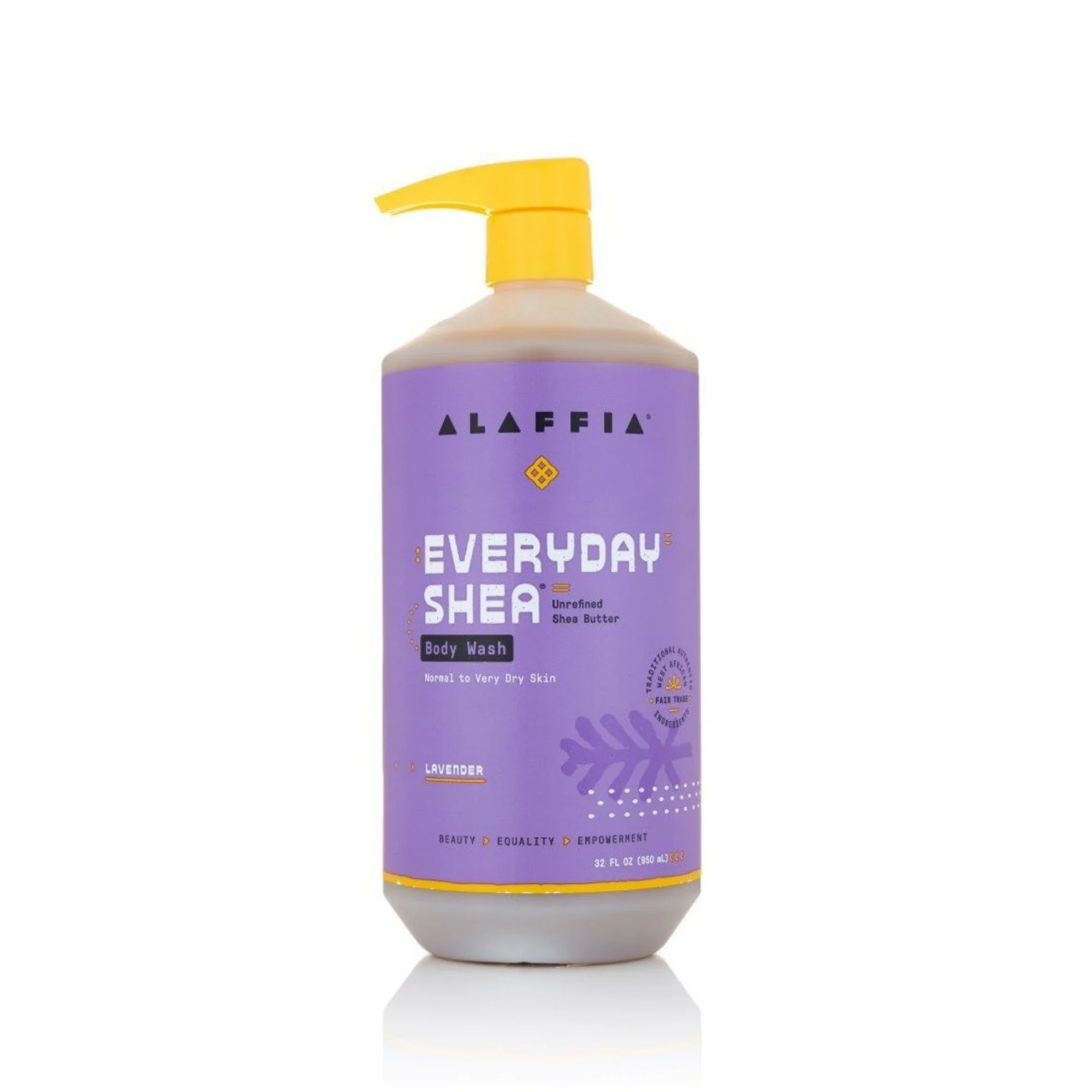 Alaffia Everyday Shea Moisturizing Body Wash - Lavender (32 fl oz)