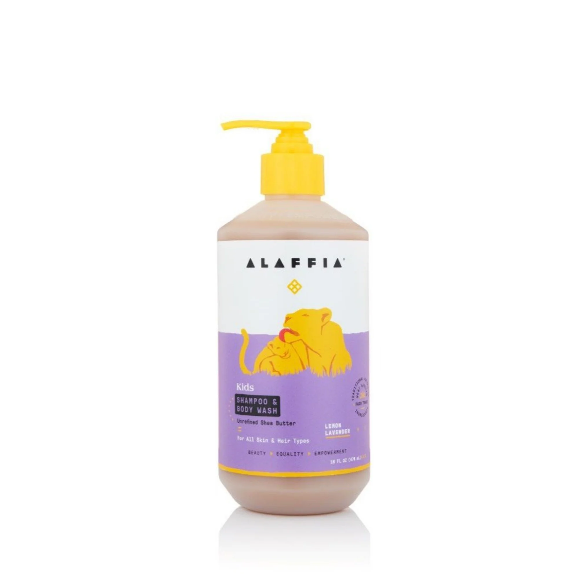 Alaffia Lemon Lavender Shea Butter Shampoo and Body Wash (16 fl oz)