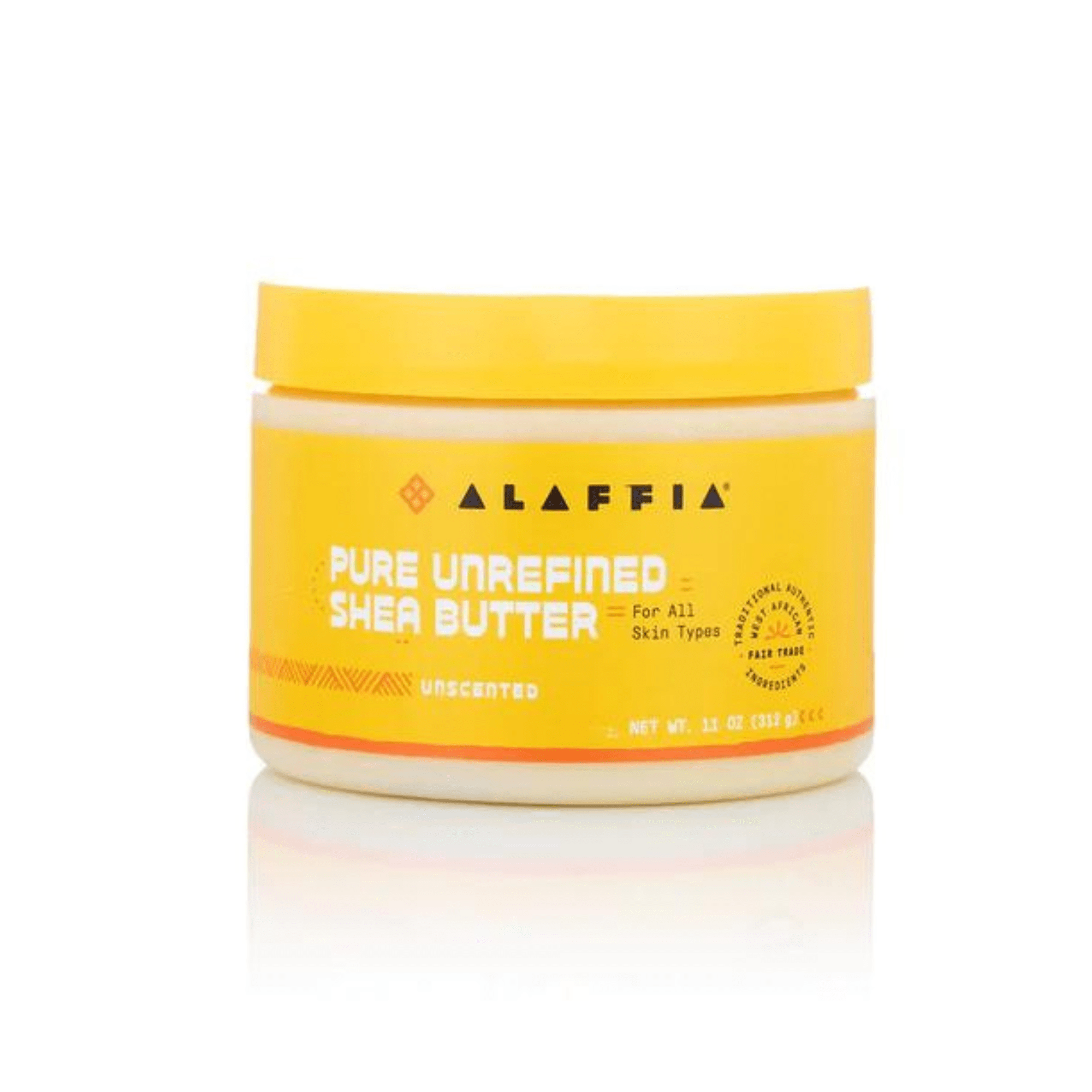 Alaffia Unscented Shea Butter Tub (11 oz)