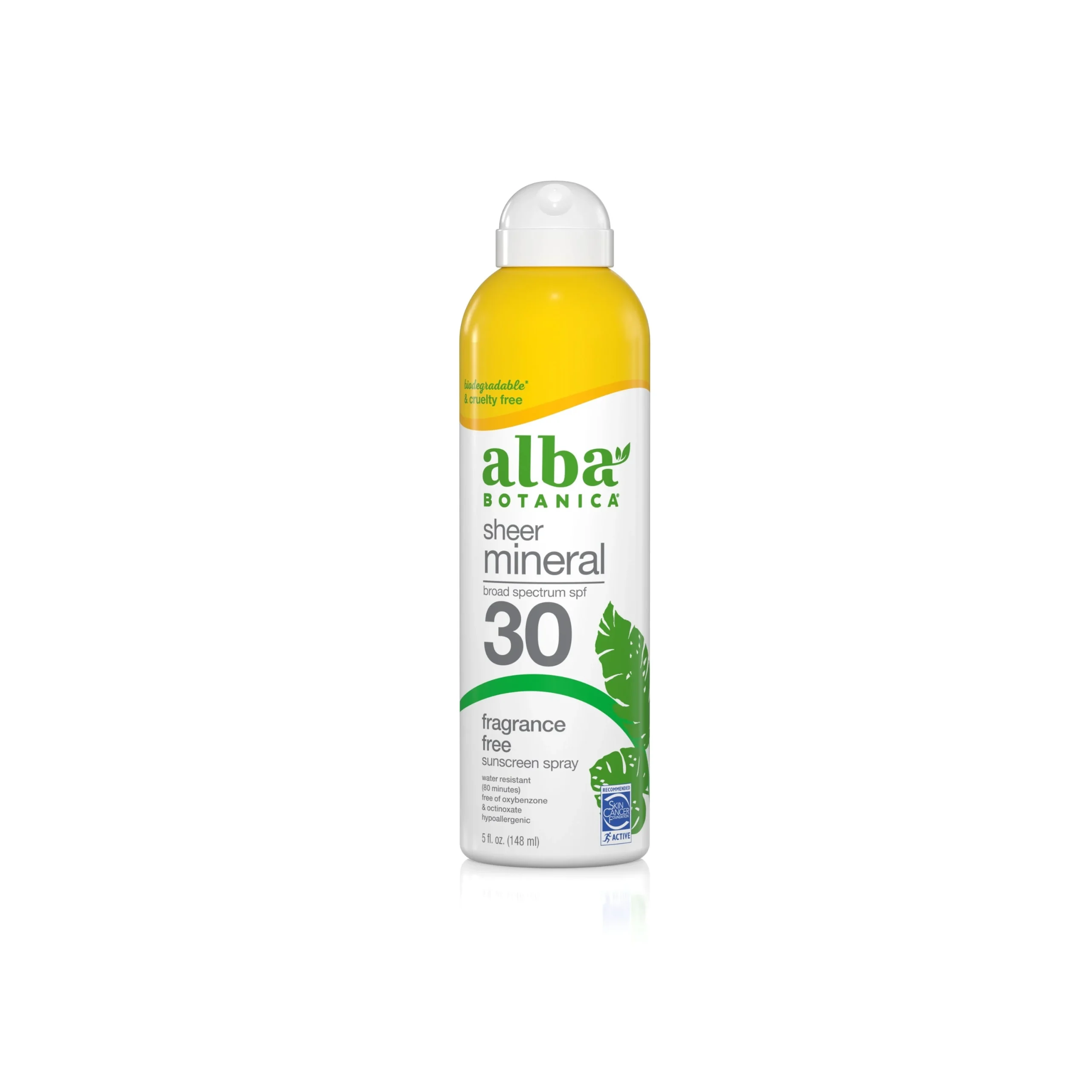 Alba BotanicaFragrance Free Sheer Mineral Sunscreen Spray - SPF 30