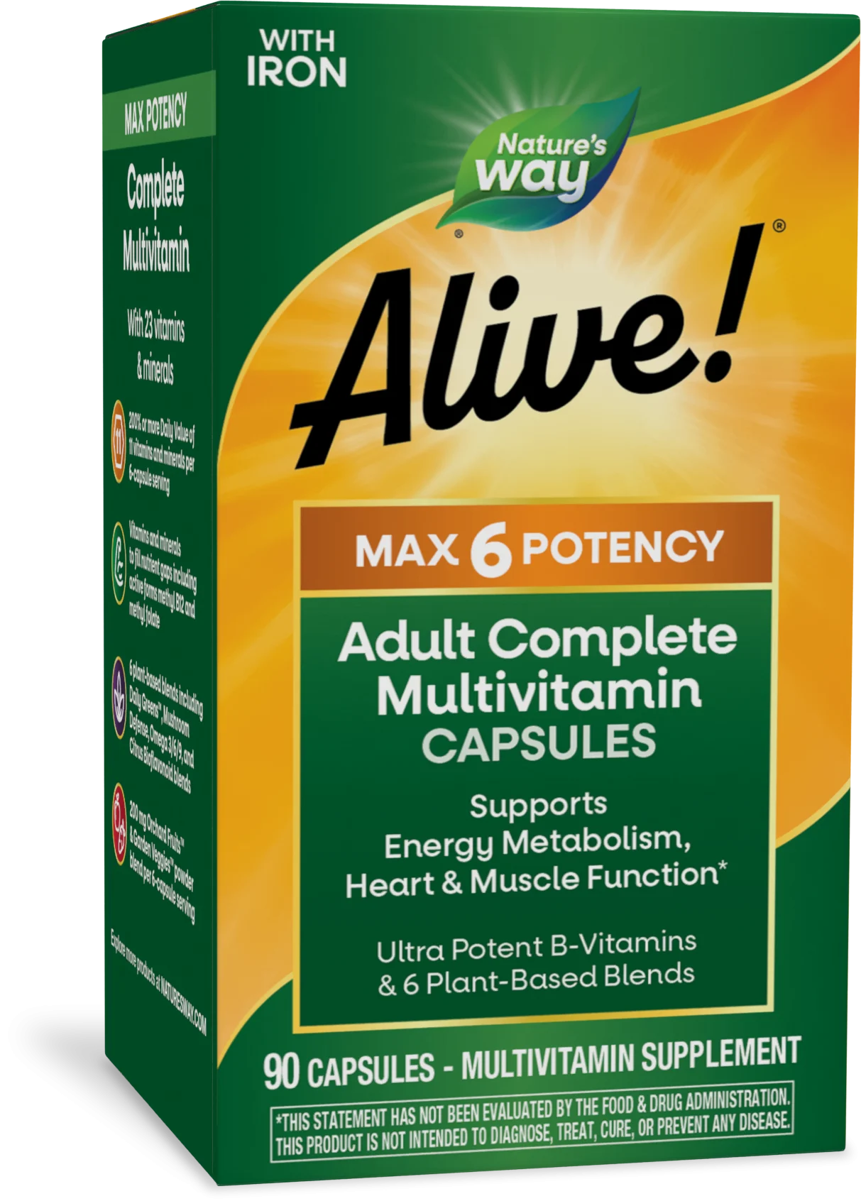 Alive! Max6 Potency Adult Complete Multivitamin - Short Expiration Sale²