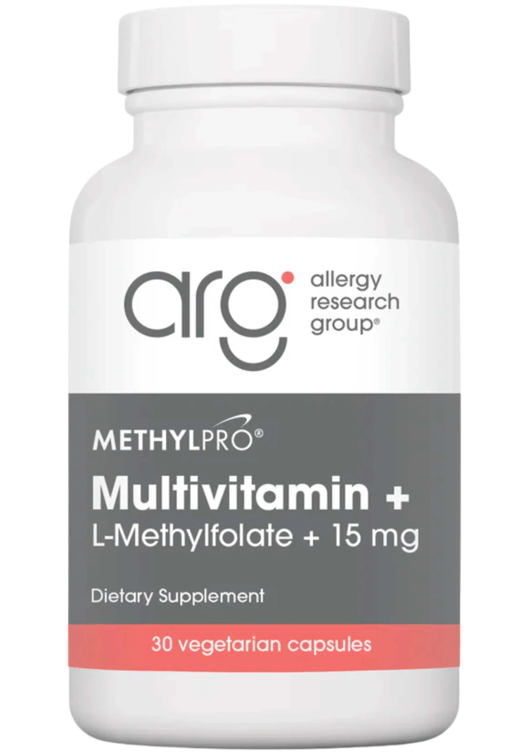 Allergy Research Group Multivitamin + L-Methylfolate 15 mg (Formerly MethylPro)