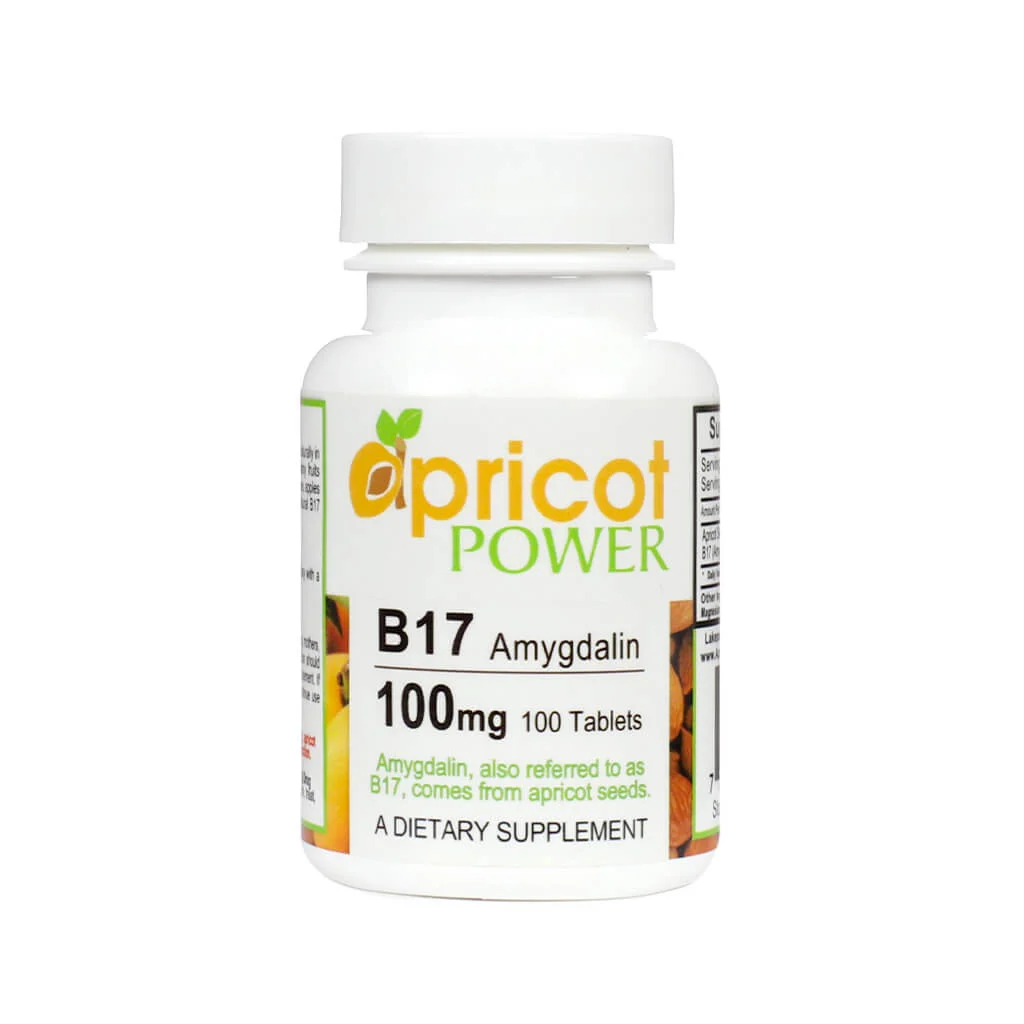 Apricot Power Vitamin B17/Amygdalin 100mg Tablets