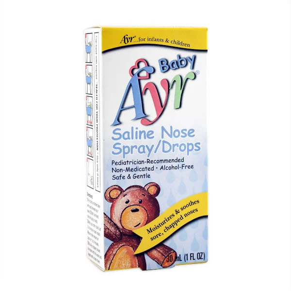 B.F. Ascher Co., Inc. Baby Ayr Saline Nose Spray/Drops (1 fl oz)
