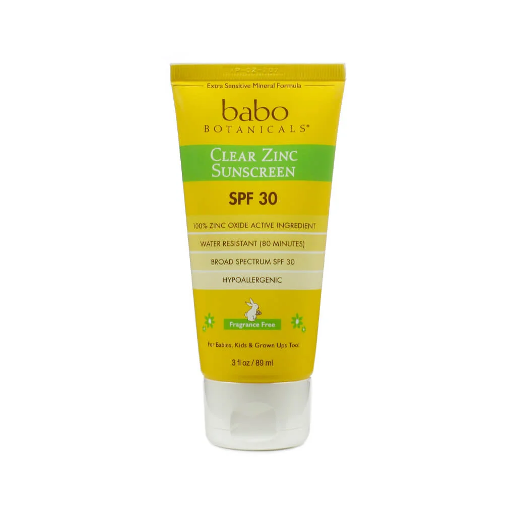 Babo Botanicals Clear Zinc Sunscreen Lotion SPF30 - Final Sale