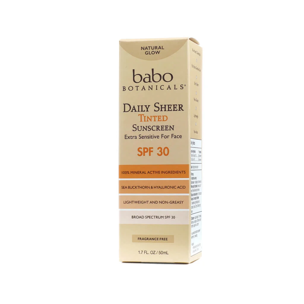 Babo Botanicals Daily Sheer Tinted Facial Mineral Sunscreen SPF30