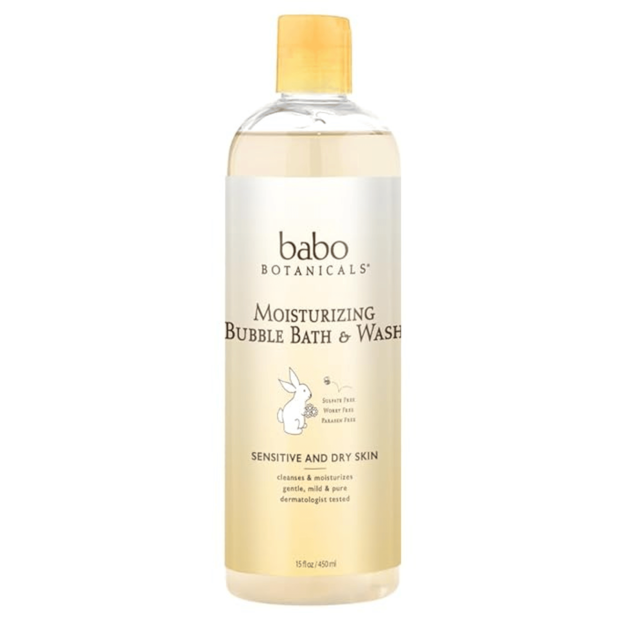 Babo Botanicals Moisturizing Bubble Bath & Wash (15 fl oz)