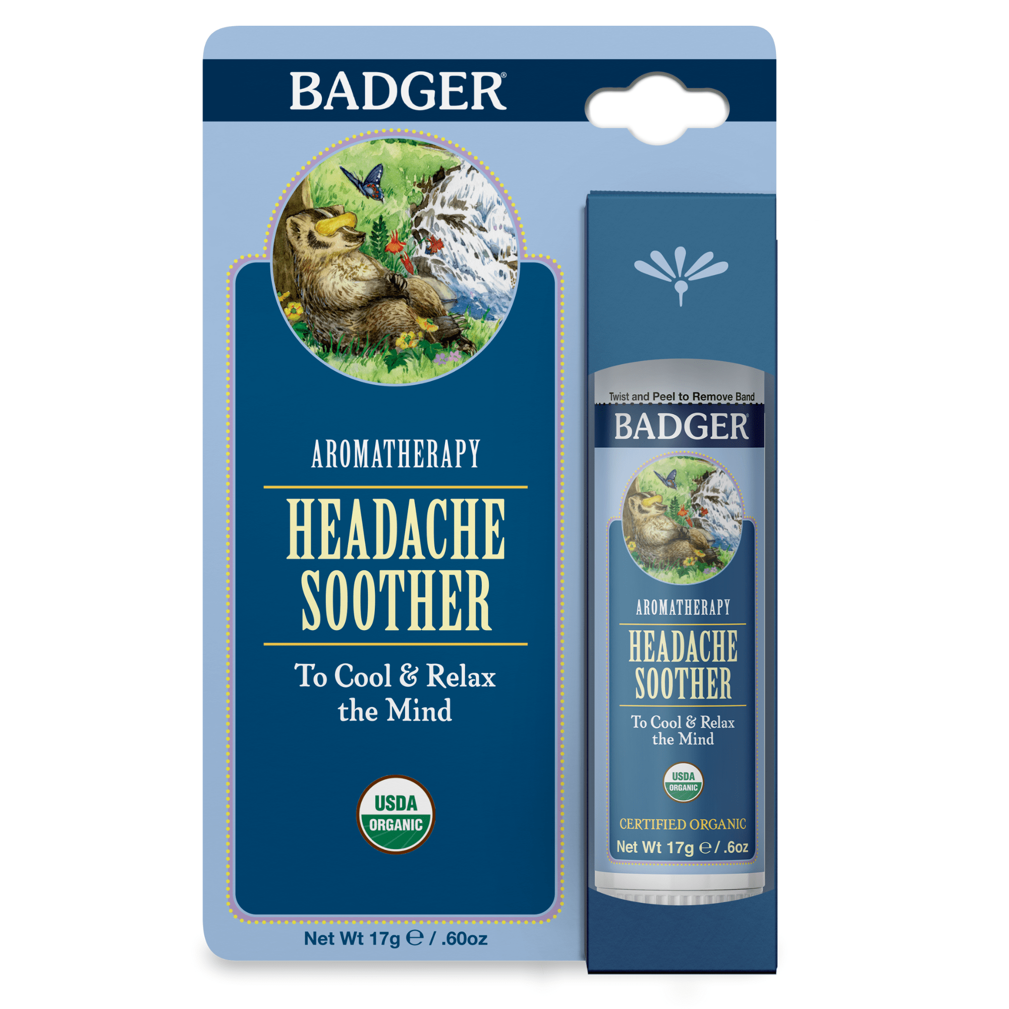 Badger Headache Soother (0.6 oz)