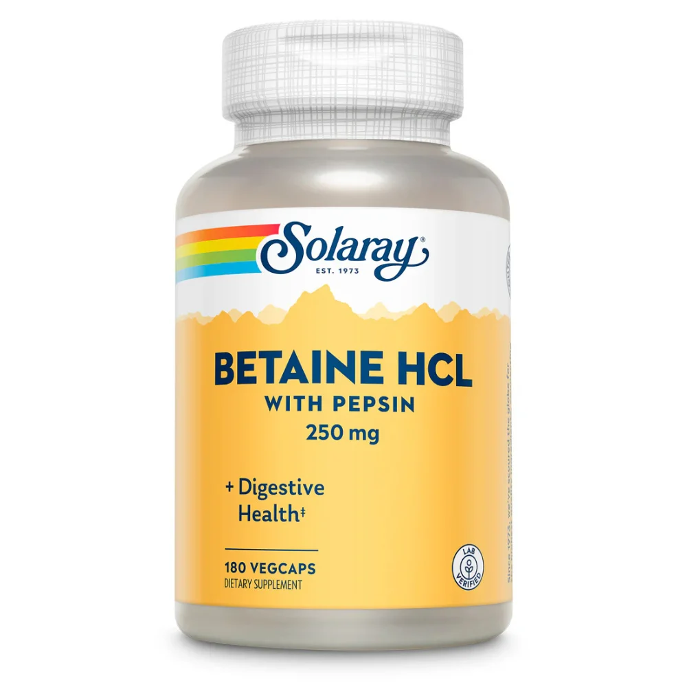 Betaine HCl with Pepsin 250mg