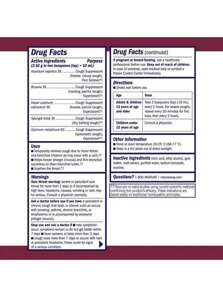 Boericke & Tafel, Cough & Bronchial Daytime Syrup, 4 fl oz