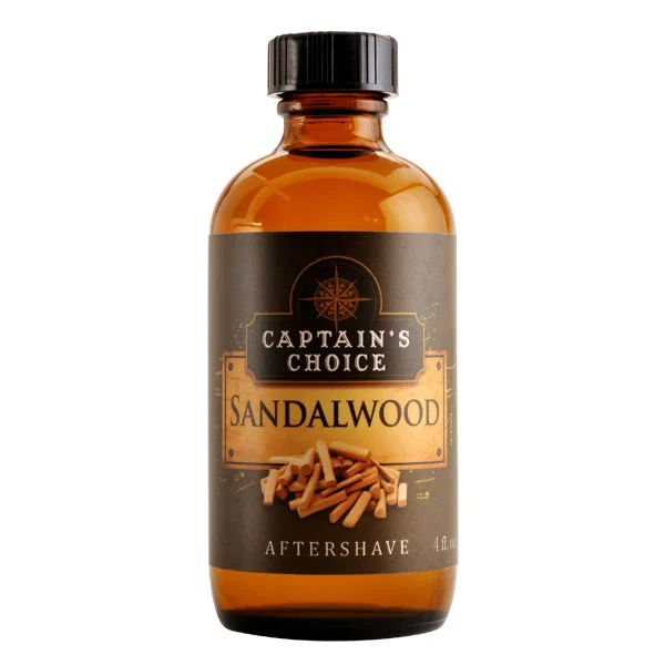 Captain's Choice Sandalwood Aftershave (4 fl oz)
