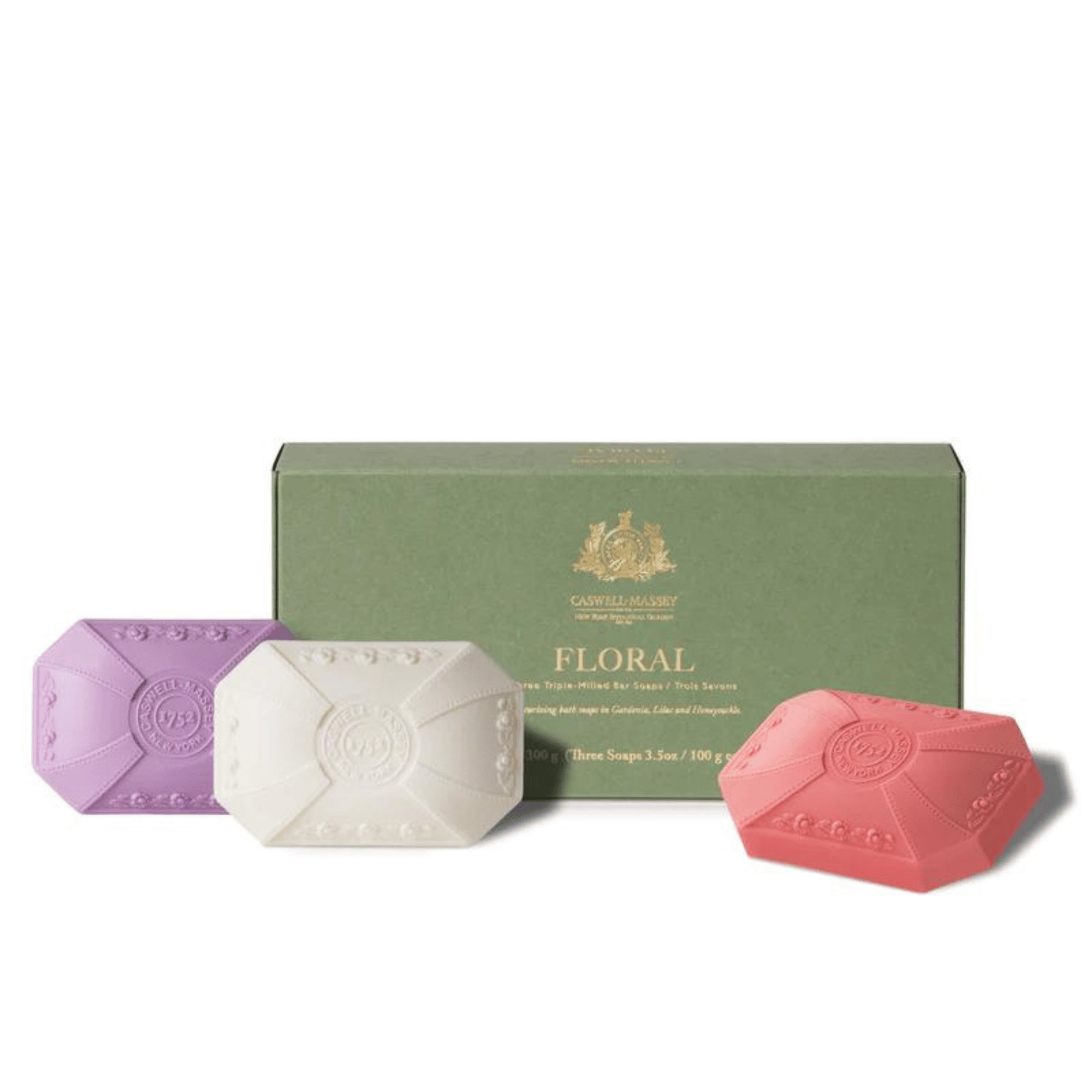 Caswell-Massey Floral Soap Set (3x92 g)