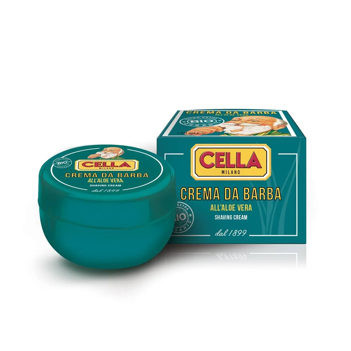 Cella Aloe Vera Shave Cream Bowl (5.2 oz)