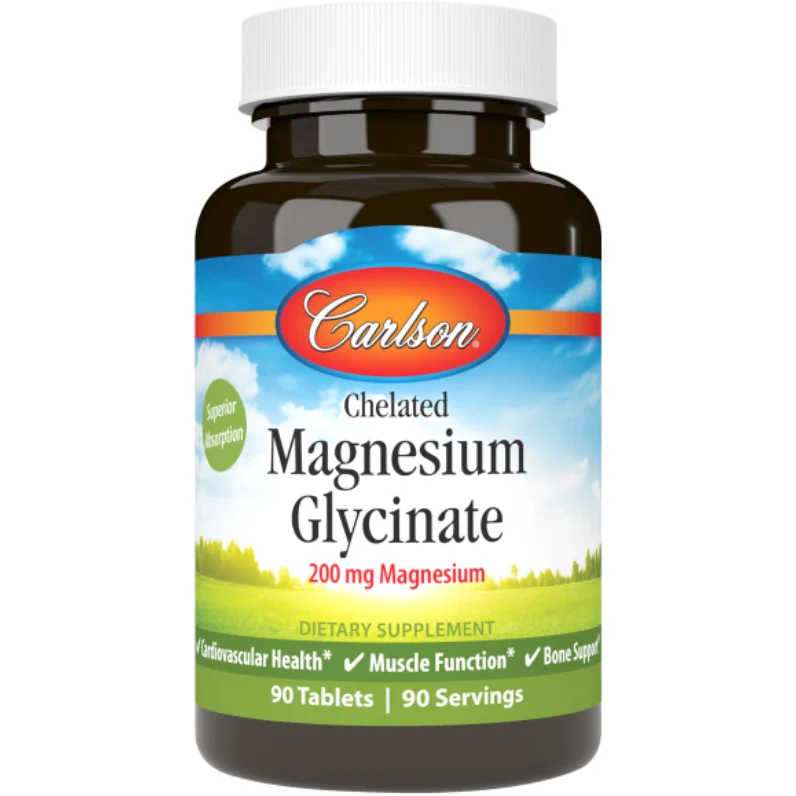 Chelated Magnesium Glycinate 200 mg by Carlson Labs