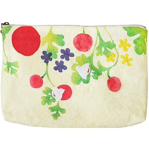 Chidoriya Garden Kimono Cosmetics Bag