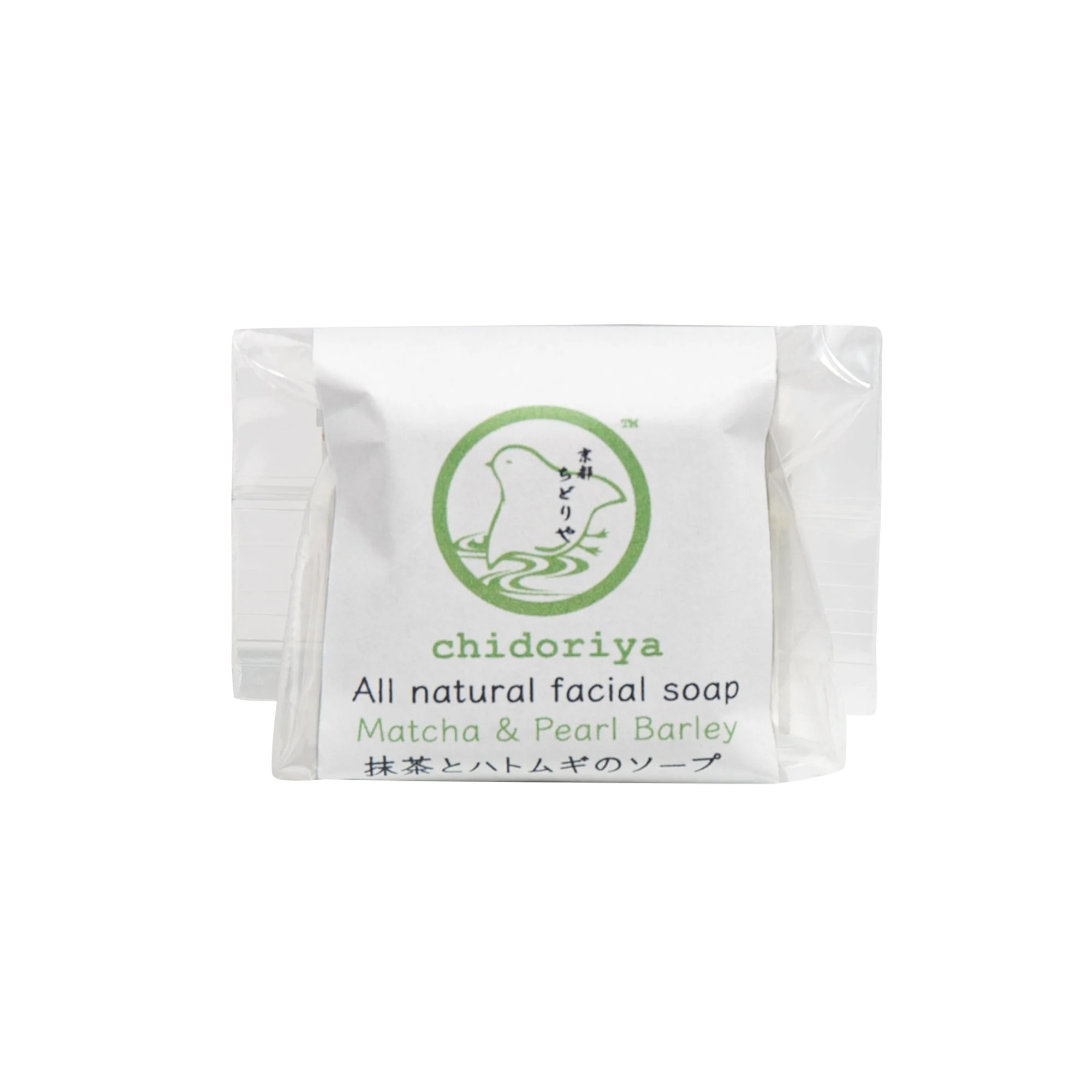 Chidoriya Matcha + Pearl Barley Soap (0.5 oz)