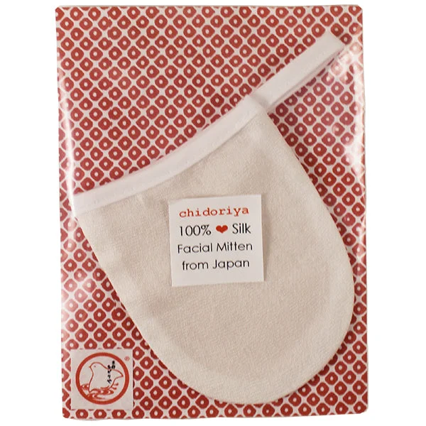 Chidoriya Silk Facial Mitten
