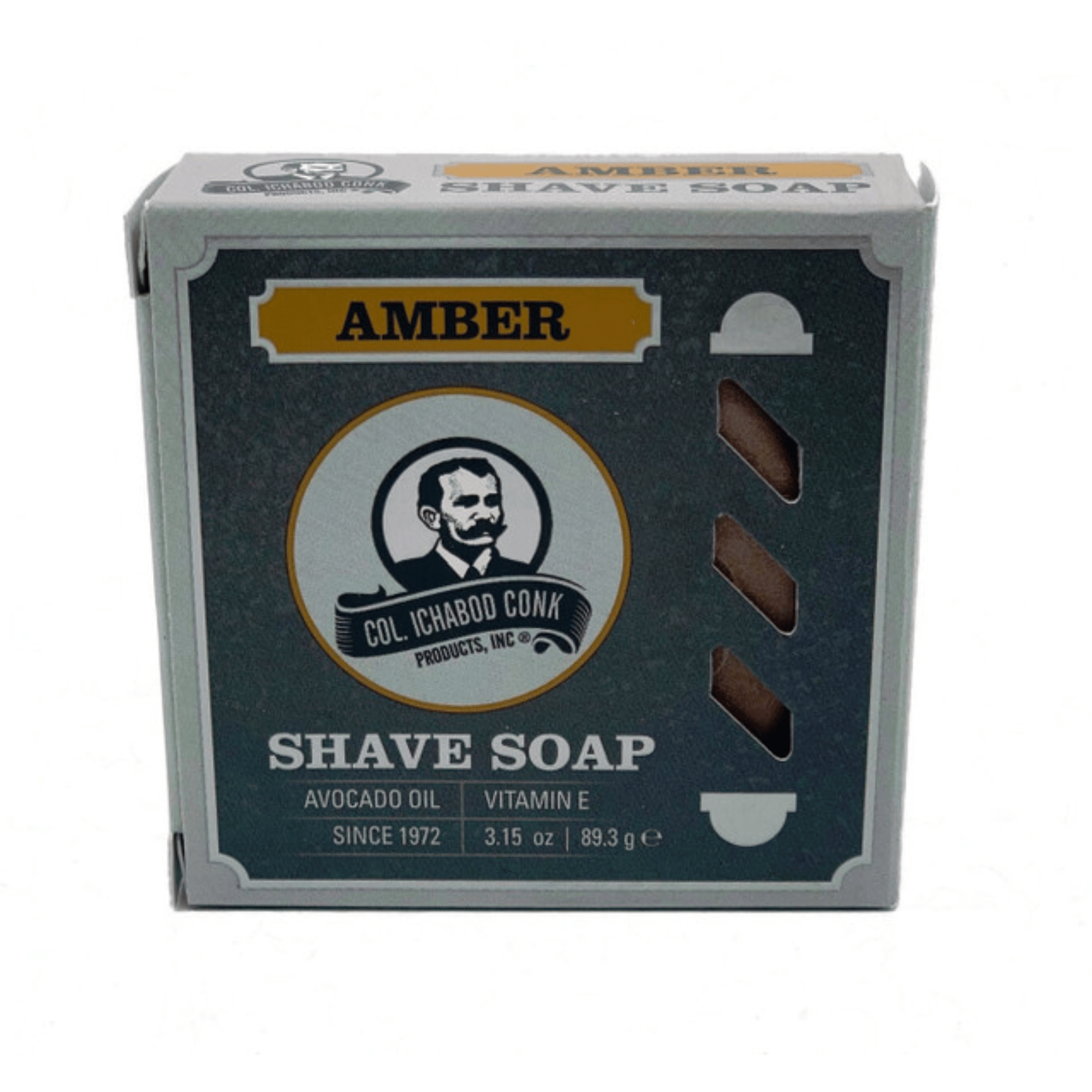 Col. Ichabod Conk Amber Glycerin Shave Soap (3.75 oz)