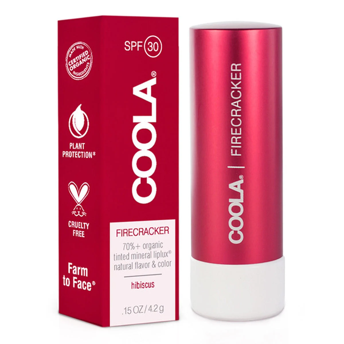 COOLA Suncare Mineral Liplux SPF 30 - Firecracker (0.15 oz)