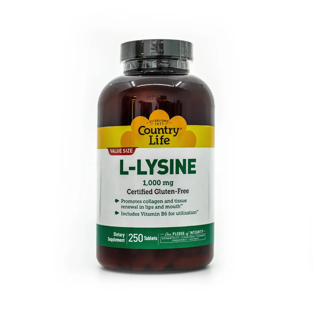 Country Life L-Lysine 1000mg