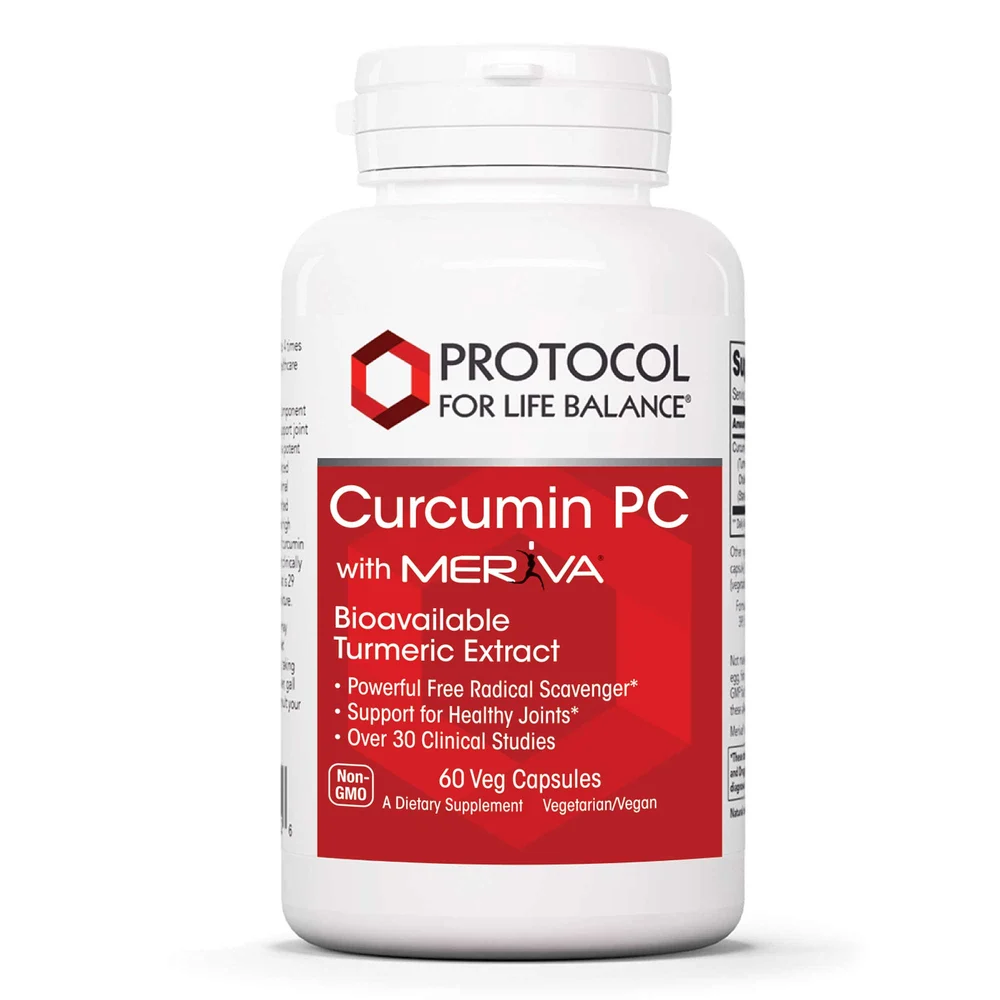 Curcumin PC with Meriva 60 caps by Protocol For Life Balance