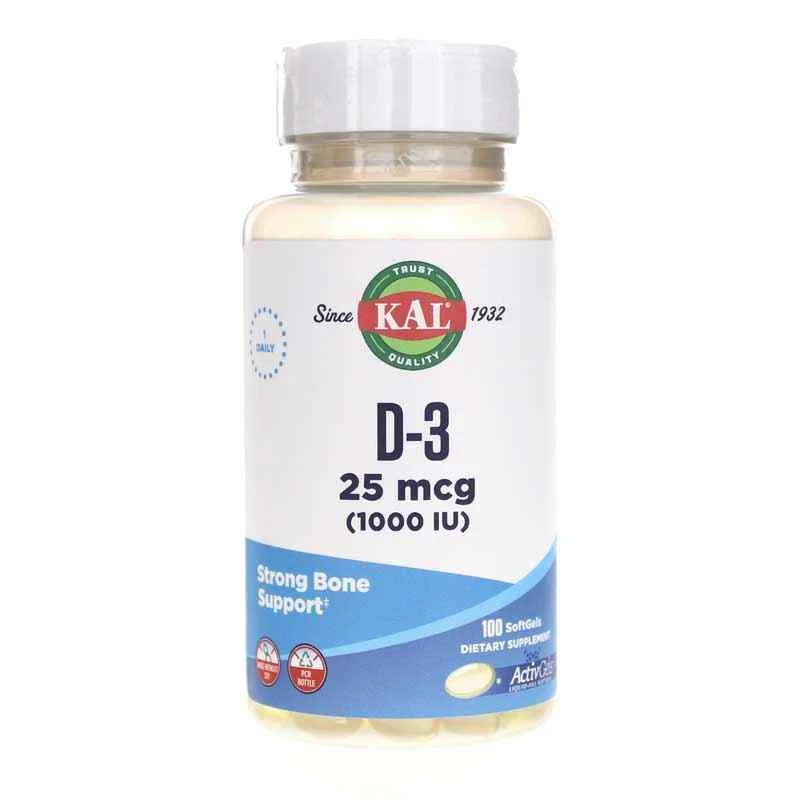 D-3 25 Mcg (1000 IU) ActivGels