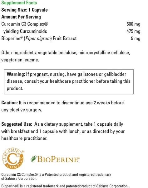 DaVinci Laboratories, Curcumin C3 Complex, 60 Capsules