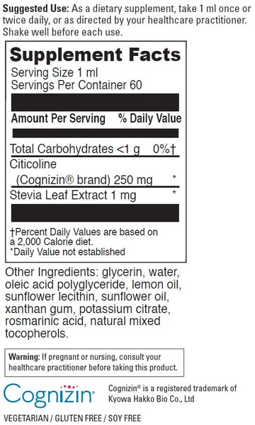 DaVinci Laboratories, Liposomal Citicoline, 60 ml
