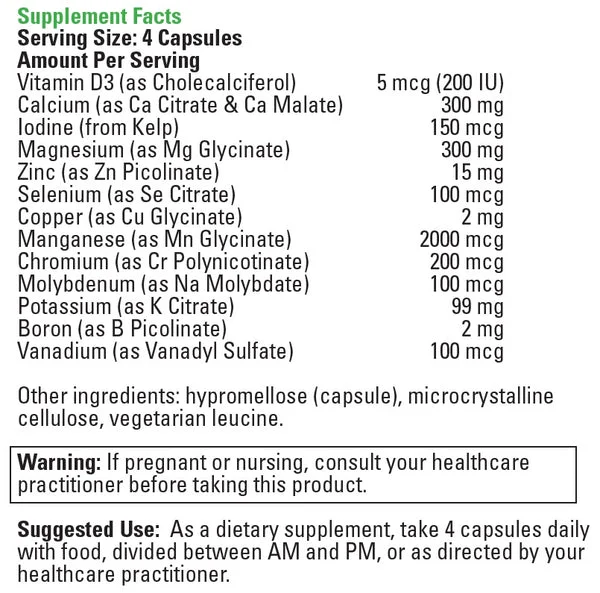 DaVinci Laboratories, Multi Mineral Complex With D3, 120 Capsules