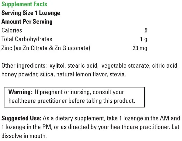 DaVinci Laboratories, Zinc Lozenge, 60 Lozenges