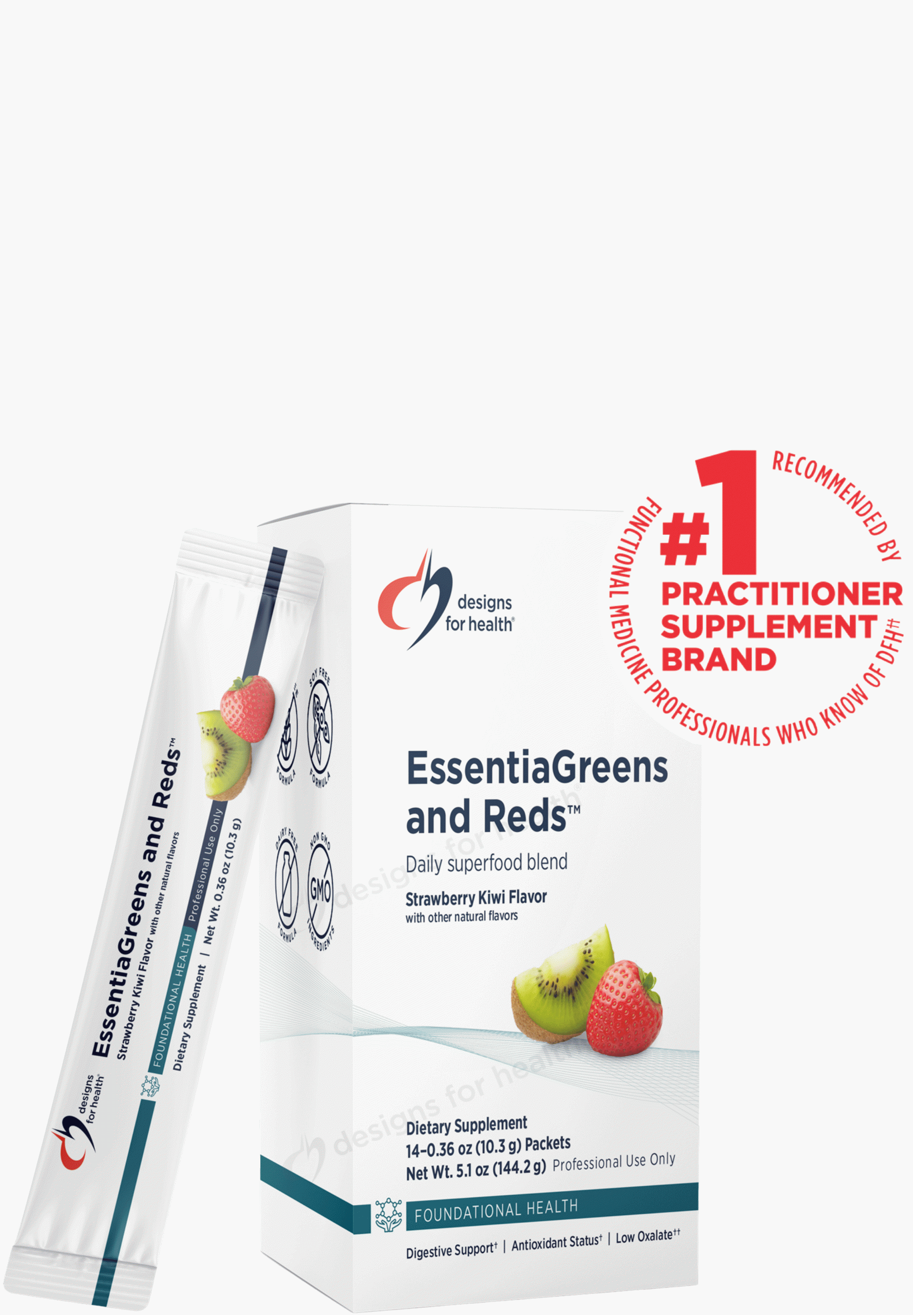 Designs for Health EssentiaGreens and Reds™ (Stick Packs)