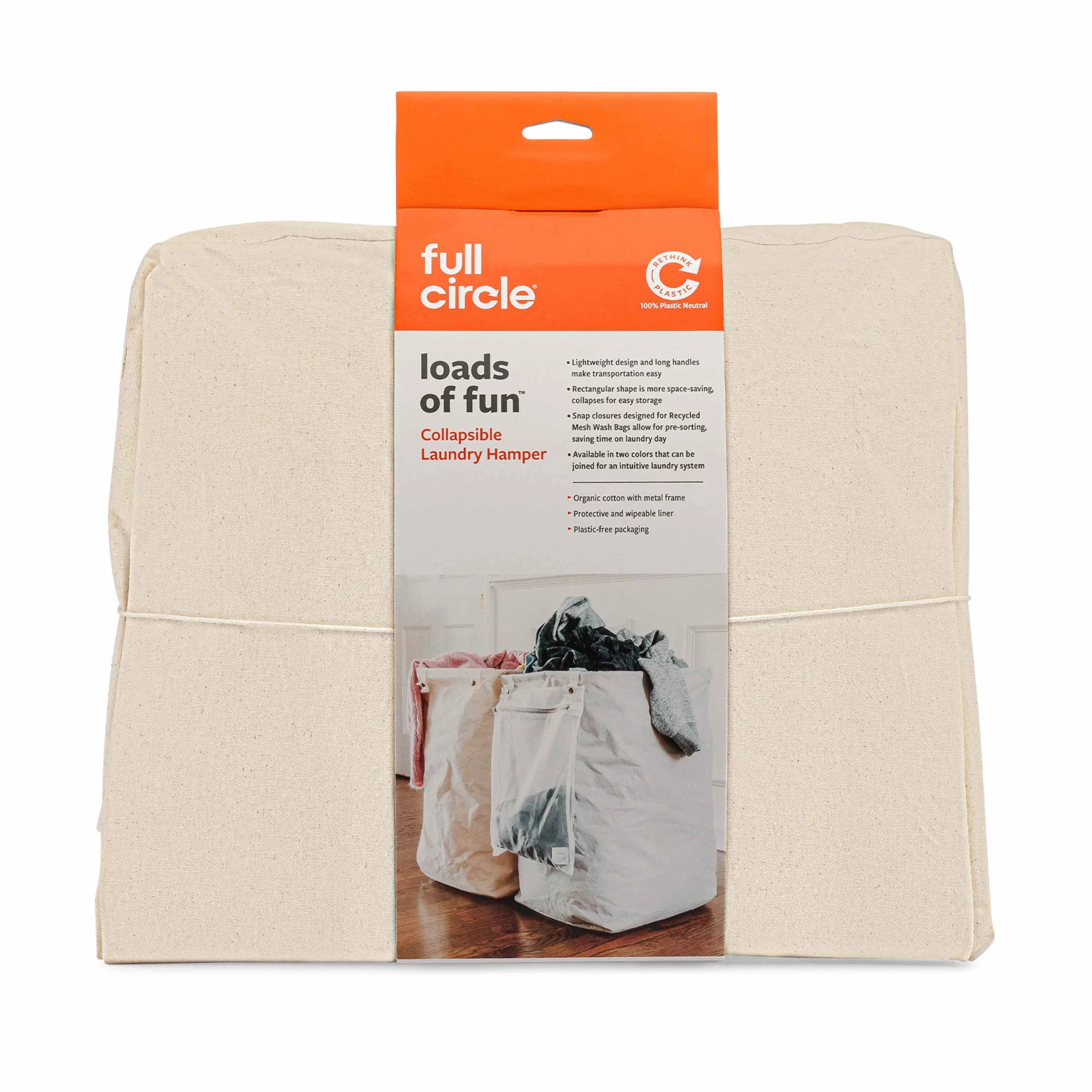 Full CircleOrganic Cotton Laundry Hamper