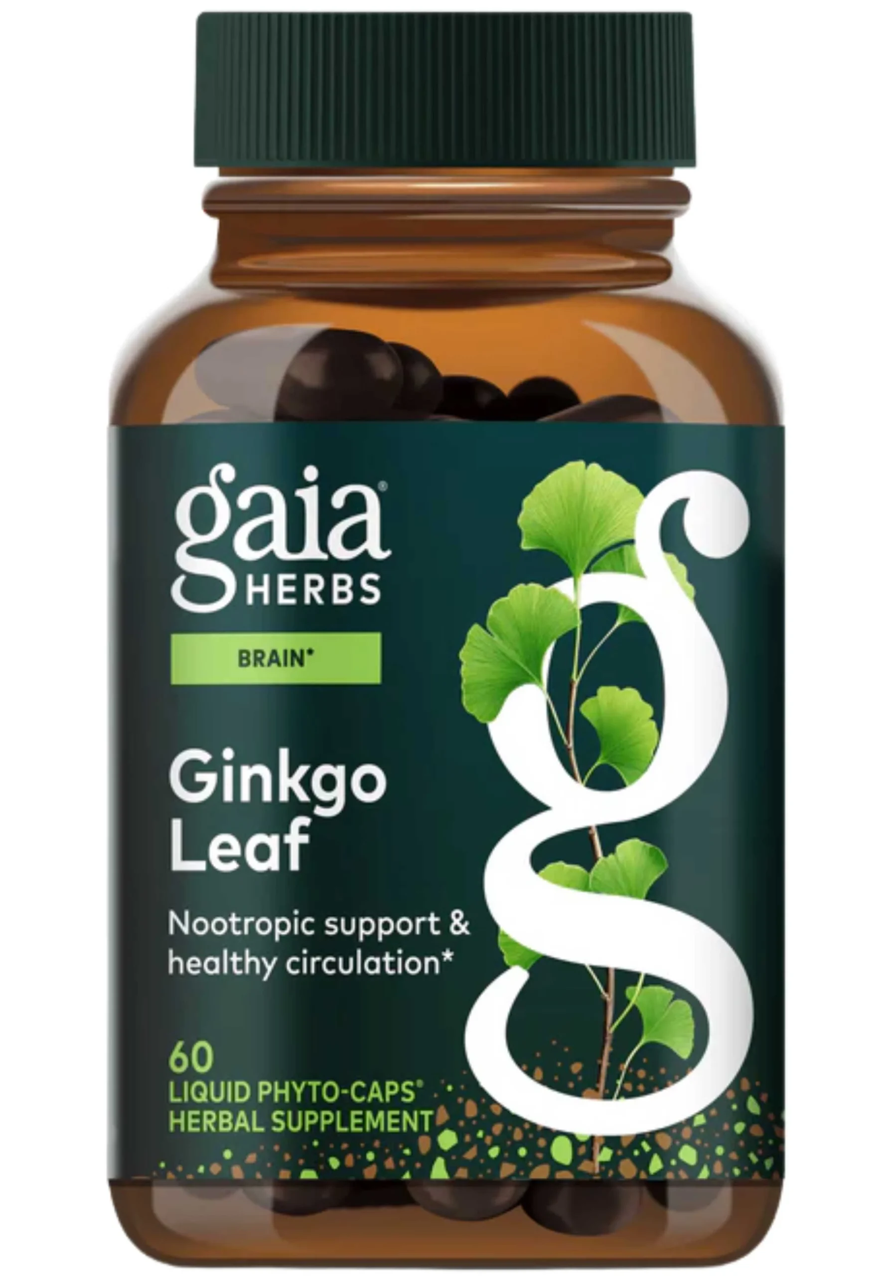 Gaia Herbs Ginkgo Leaf Capsules
