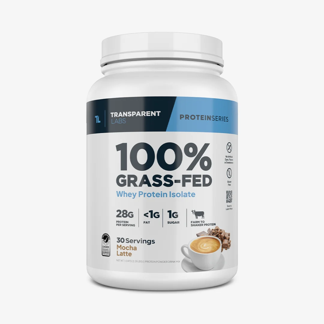 Grass Fed Whey Isolate - Mocha