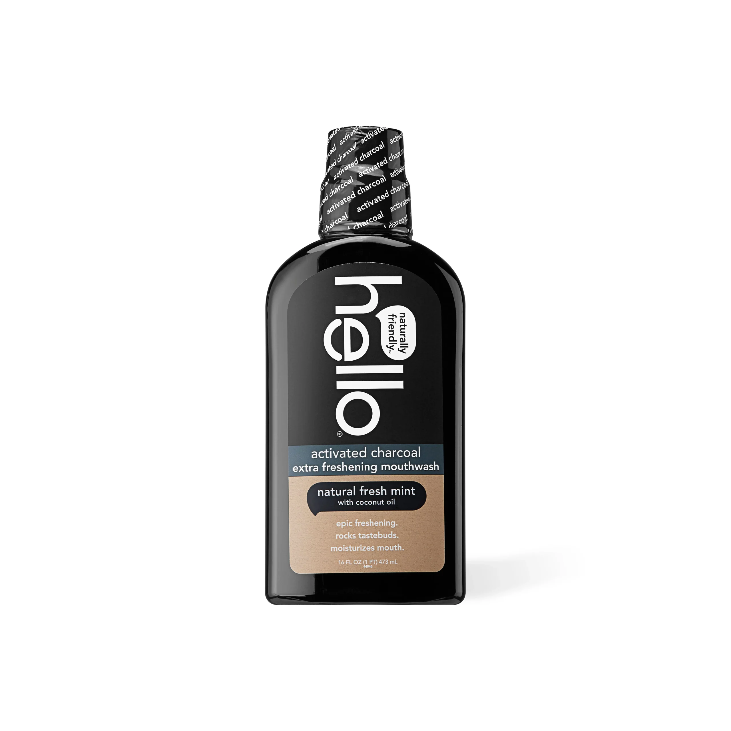 helloActivated Charcoal Extra Freshening Mouthwash
