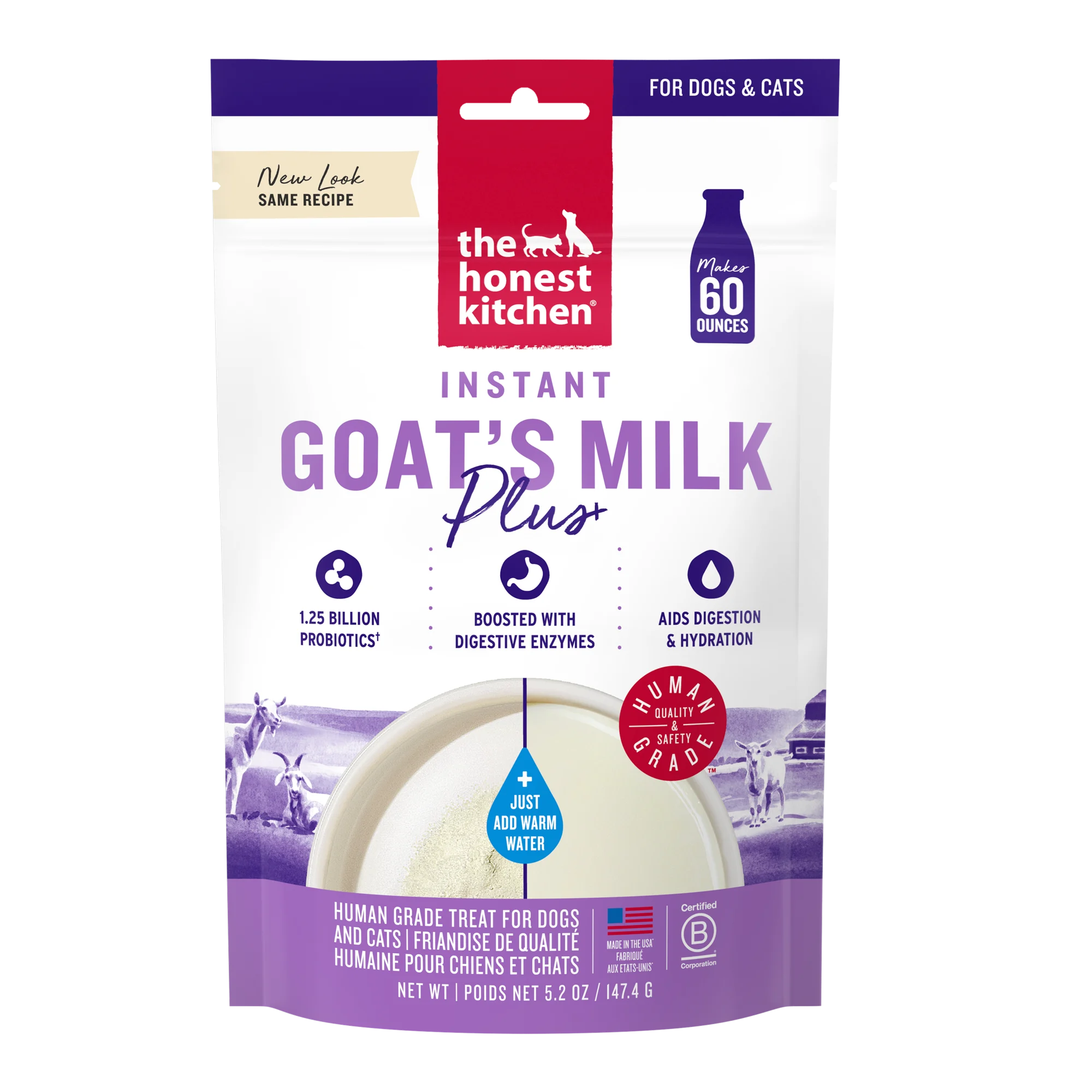 The Honest KitchenInstant Goat's Milk Plus