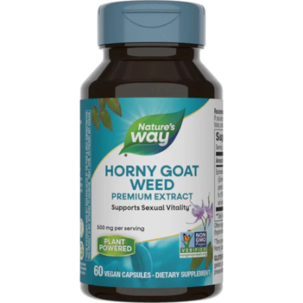 Horny Goat Weed 500 mg 60 caps by Nature's Way