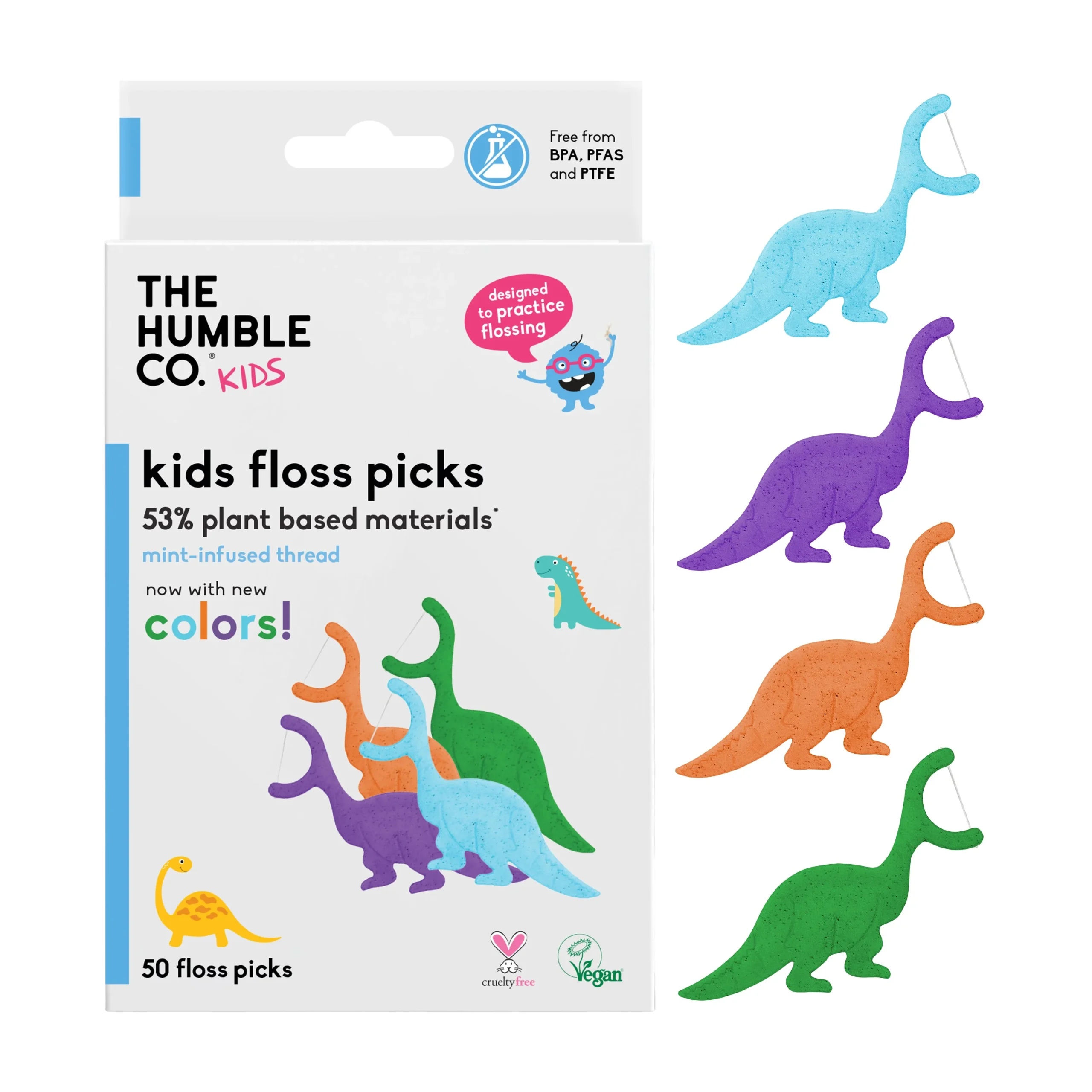 The Humble Co.Kids Floss Picks