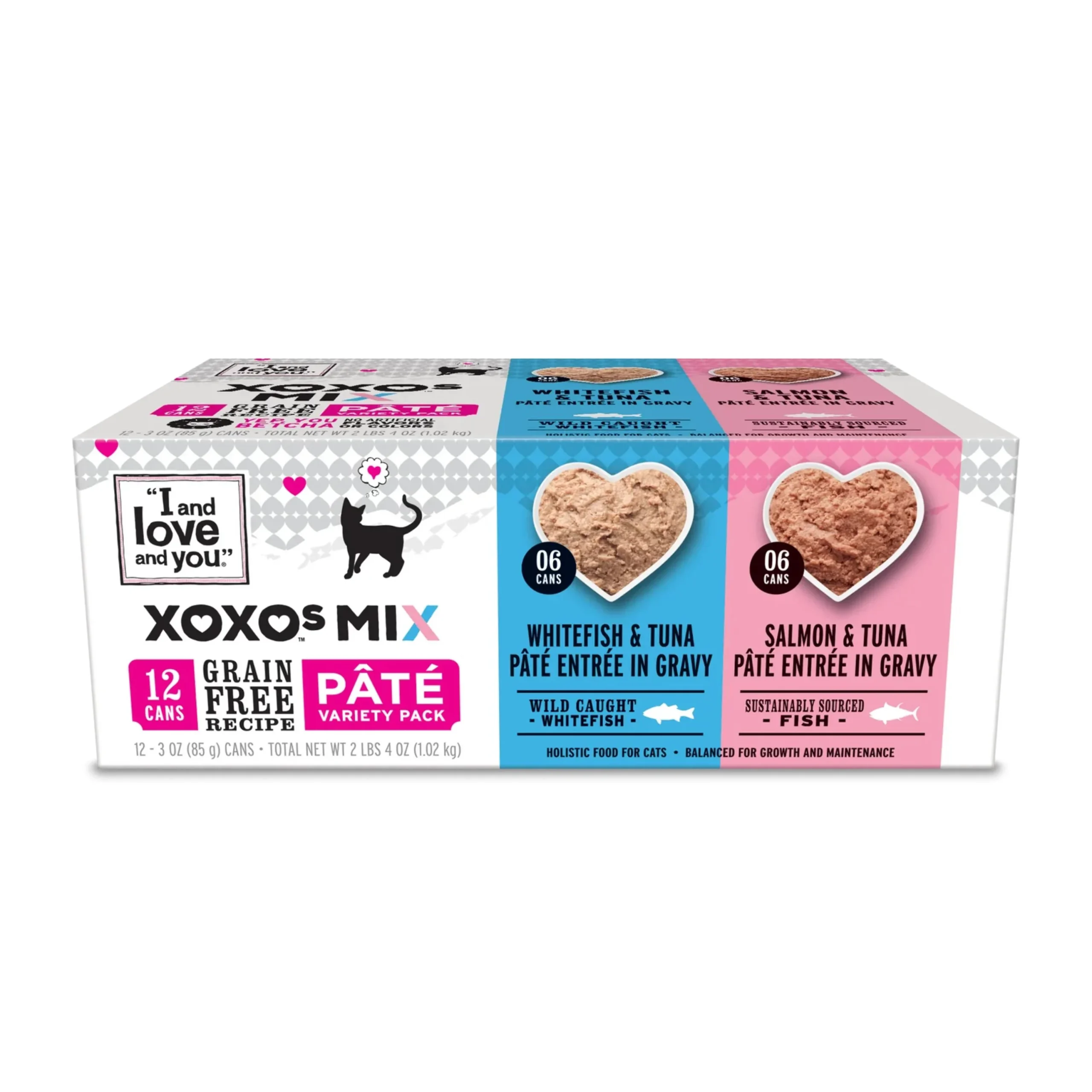 I and Love and YouXOXO's Fish Lovers - Paté Variety Pack, 3oz, 12-Pack