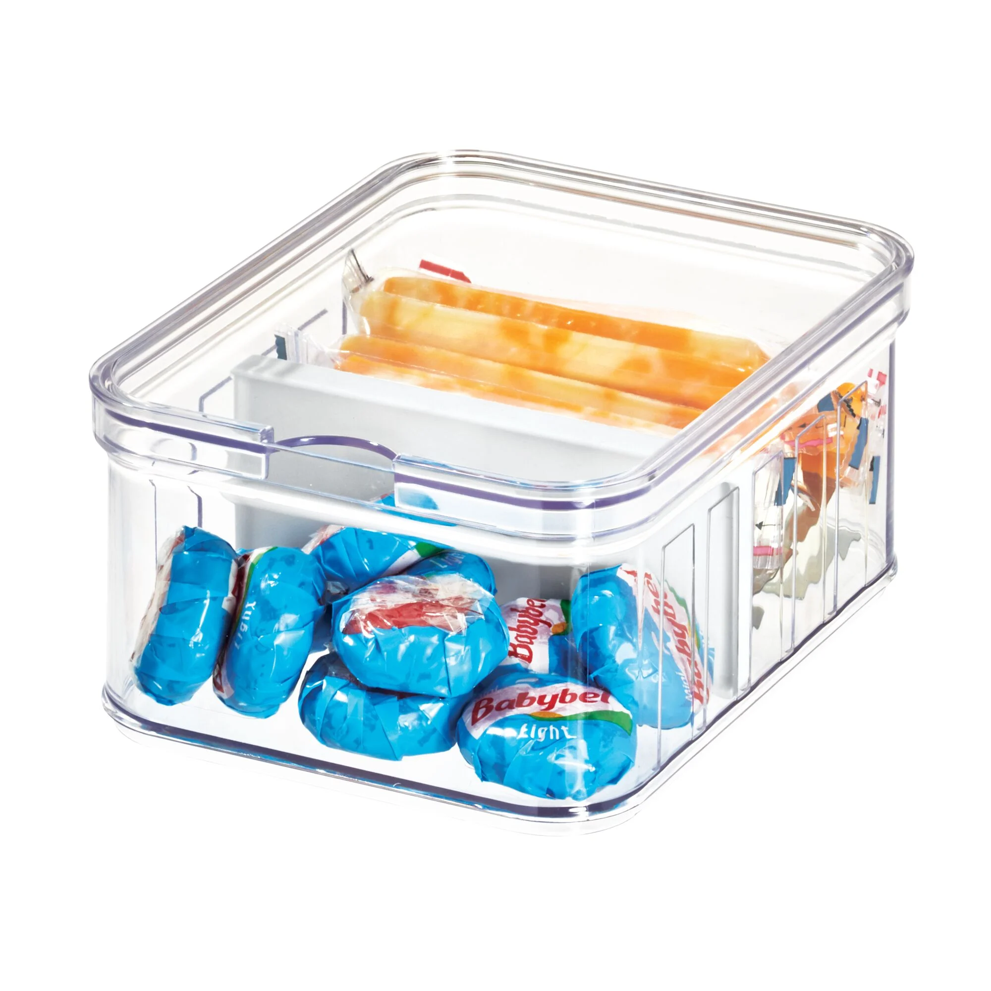 iDesignFridge Divided Bin made with Recycled Plastic