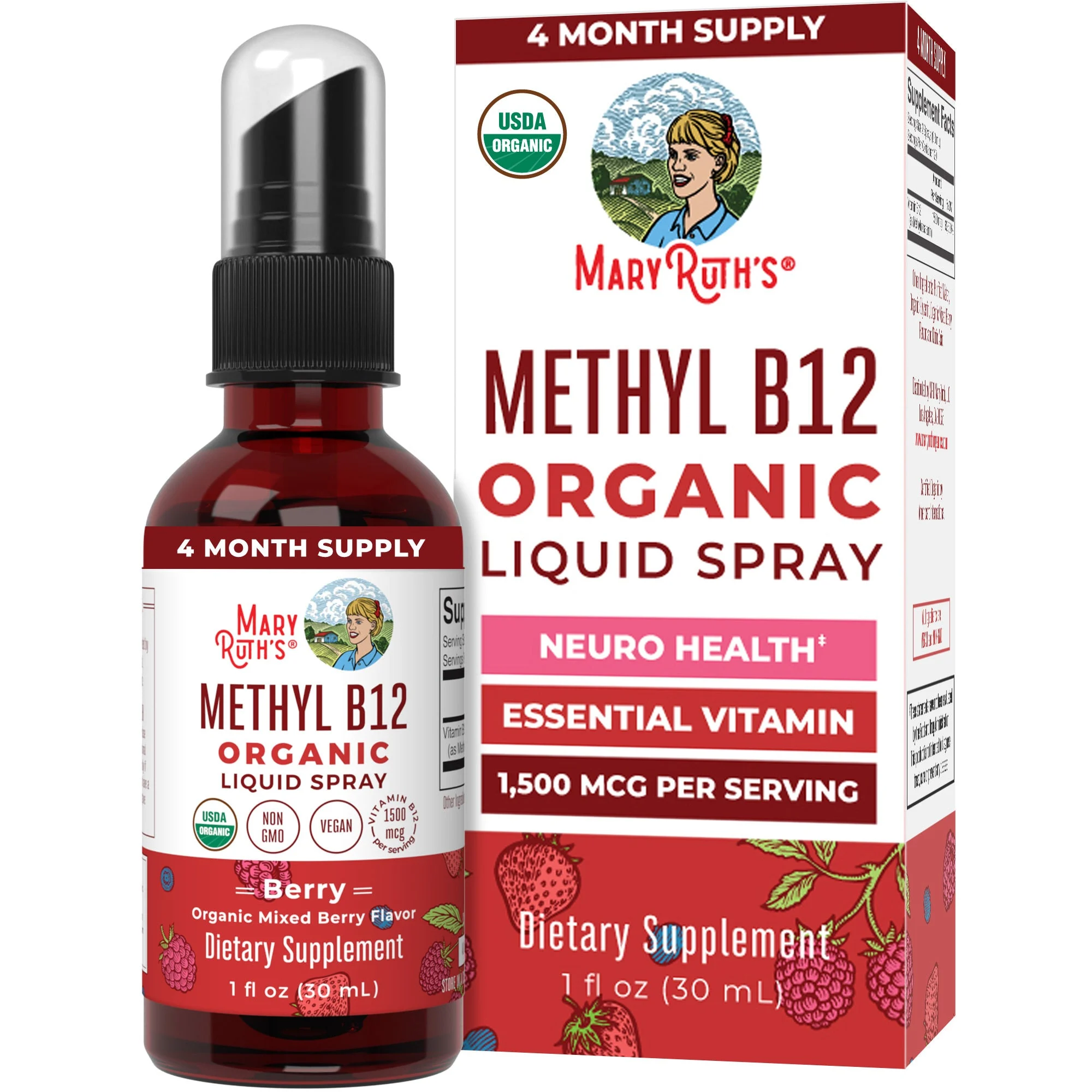 MaryRuth'sMethyl B12 Organic Spray