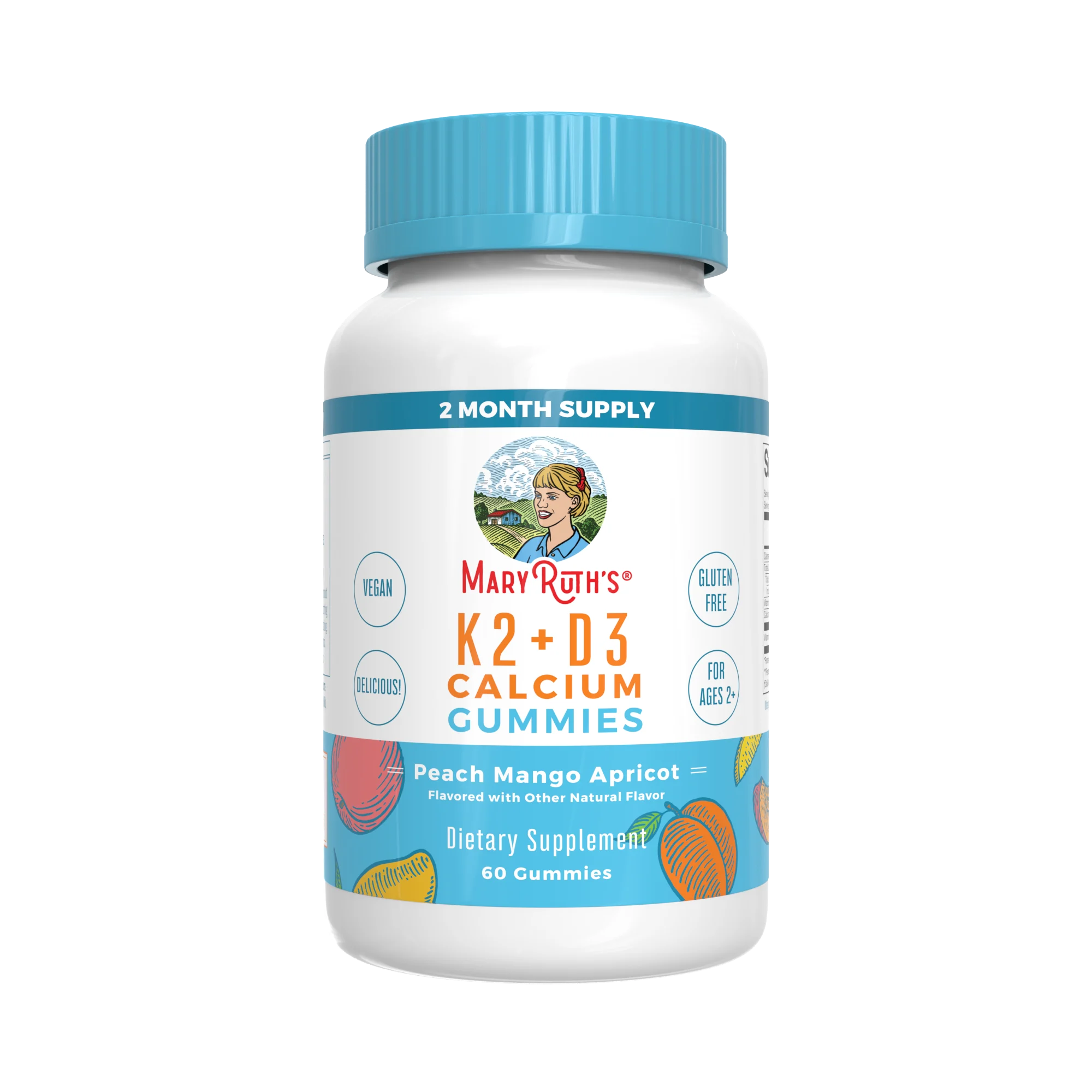 MaryRuth'sVitamin K2+D3 Calcium Gummies