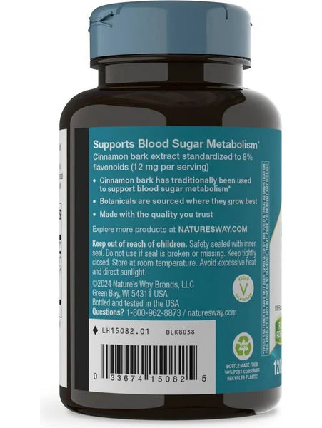 Nature's Way, Cinnamon, 120 vegan capsules