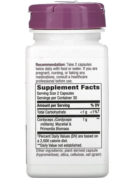 Nature's Way, Cordyceps, 60 vegan capsules