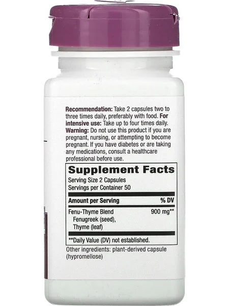 Nature's Way, Fenu-Thyme, 100 vegan capsules