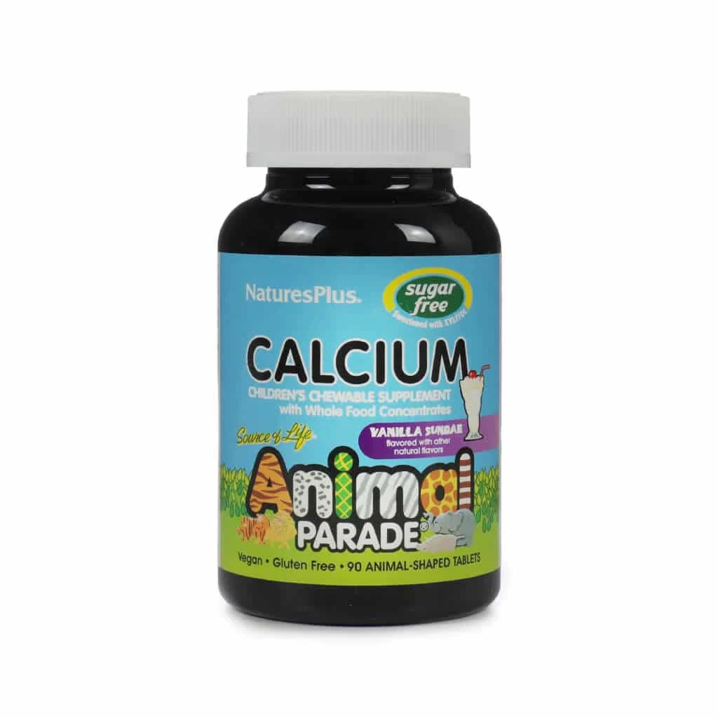 Natures Plus Animal Parade Sugar-Free Calcium Children's Chewables