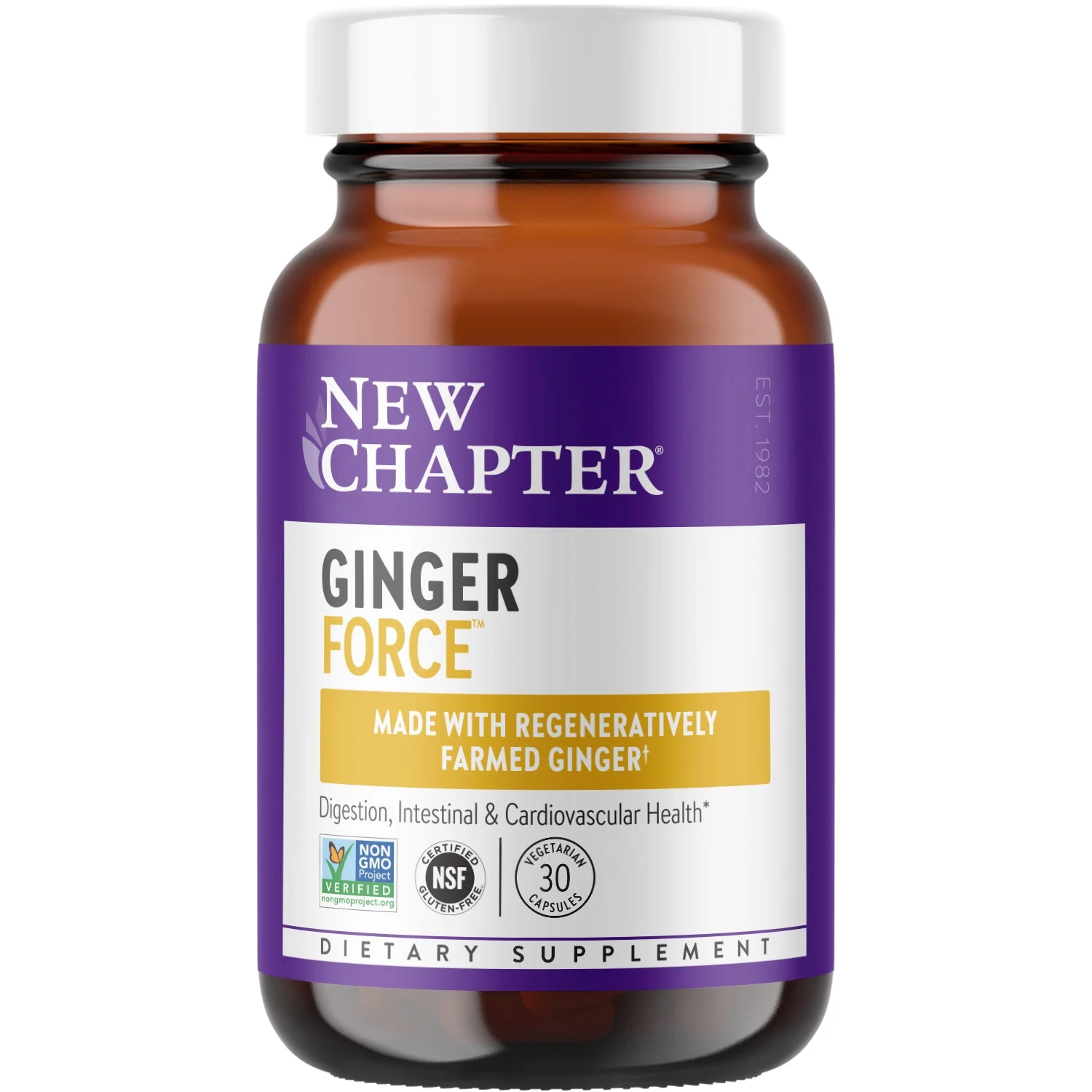 New ChapterGinger Force™, Digestion, Intestinal & Cardiovascular Health