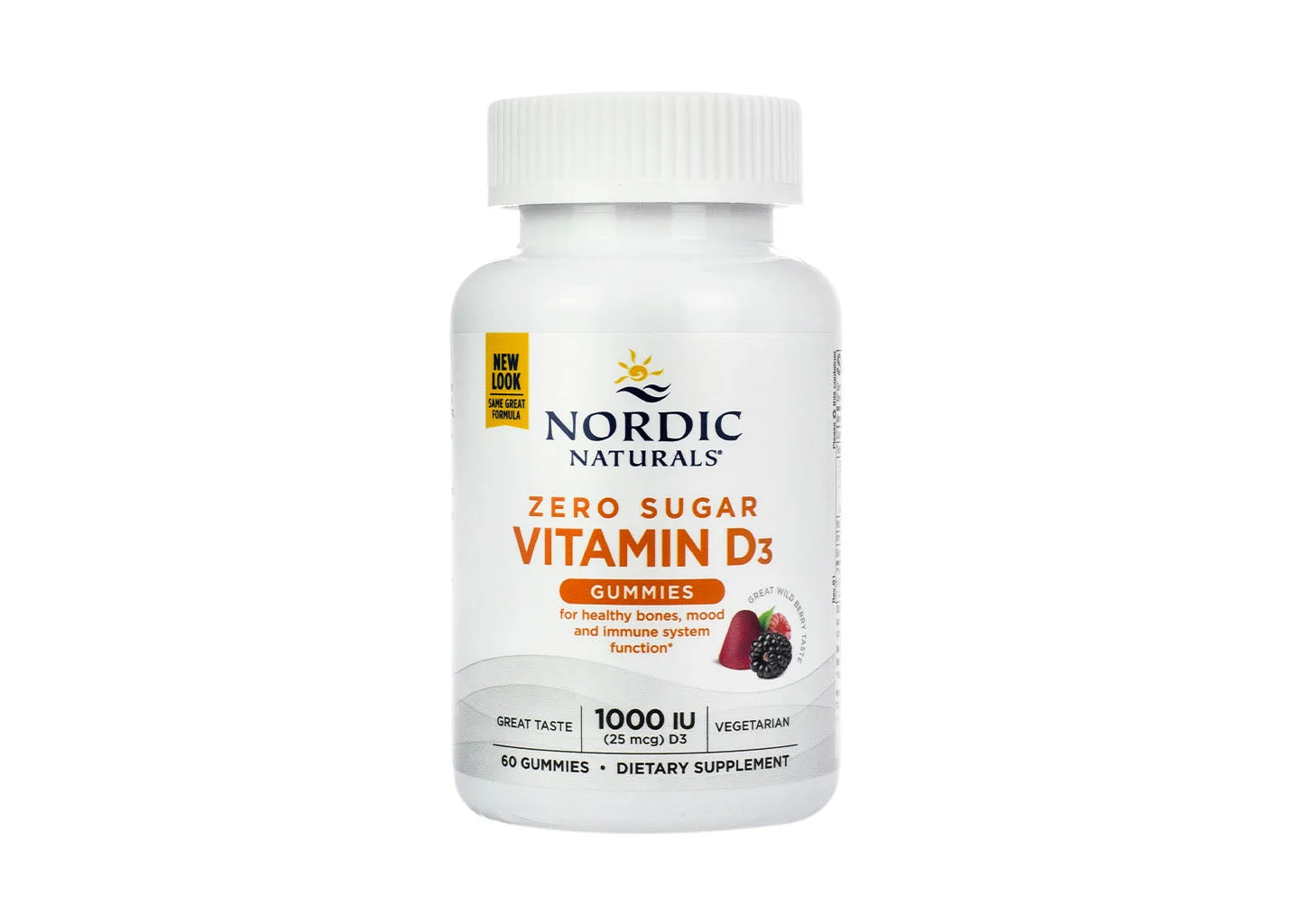 Nordic Naturals Zero Sugar Vitamin D3 Gummies