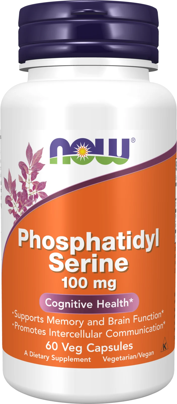 Now Phosphatidyl Serine 100Mg 60 Vcaps